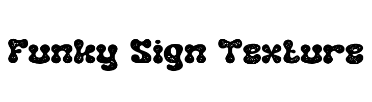 Funky Sign Texture  フリーフォントのダウンロード