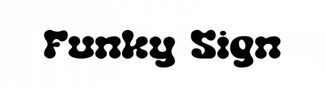 Funky Sign  Fuentes Gratis Descargar