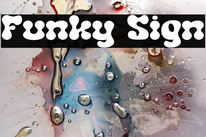 Funky Sign Example 1