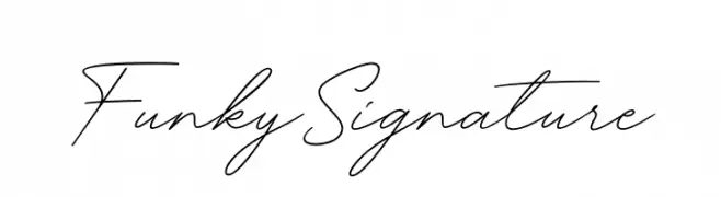Funky Signature  Скачать бесплатные шрифты