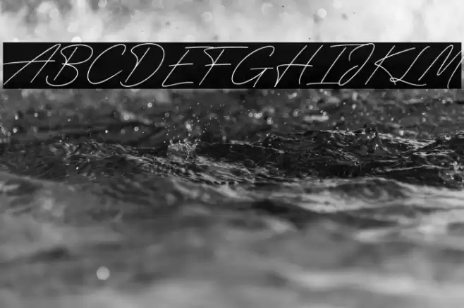 Funky Signature Font examples