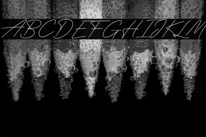 Funky Signature Font examples