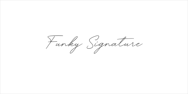 Funky Signature Logo