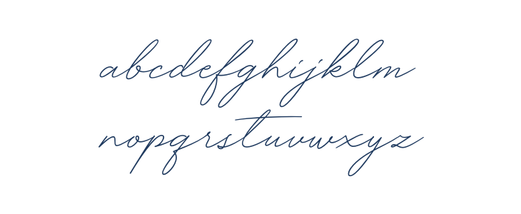 Funky Signature Lowercase