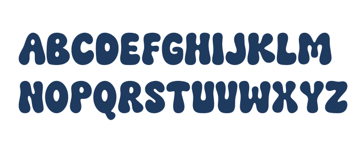 Funky Smile Regular Uppercase