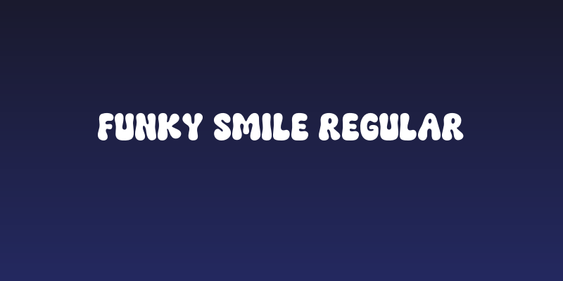 Funky Smile Regular Social Header