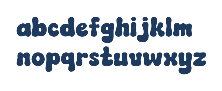 Funky Smile Regular Lowercase