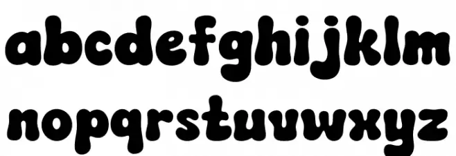 Funky Smile Regular خط أحرف صغيرة