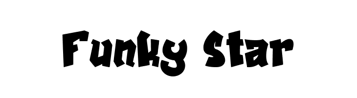 Funky Star  font caratteri gratis
