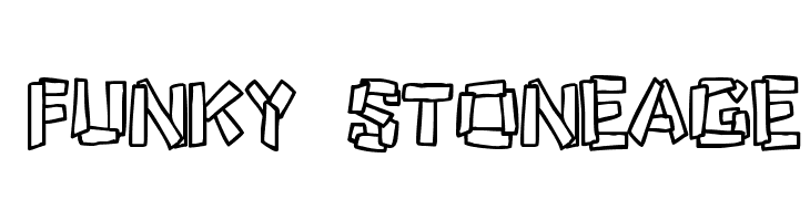Funky Stoneage Шрифта