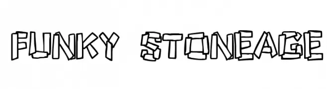 Funky Stoneage  baixar fontes gratis