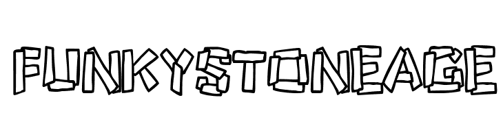 Funky Stoneage  Free Fonts Download