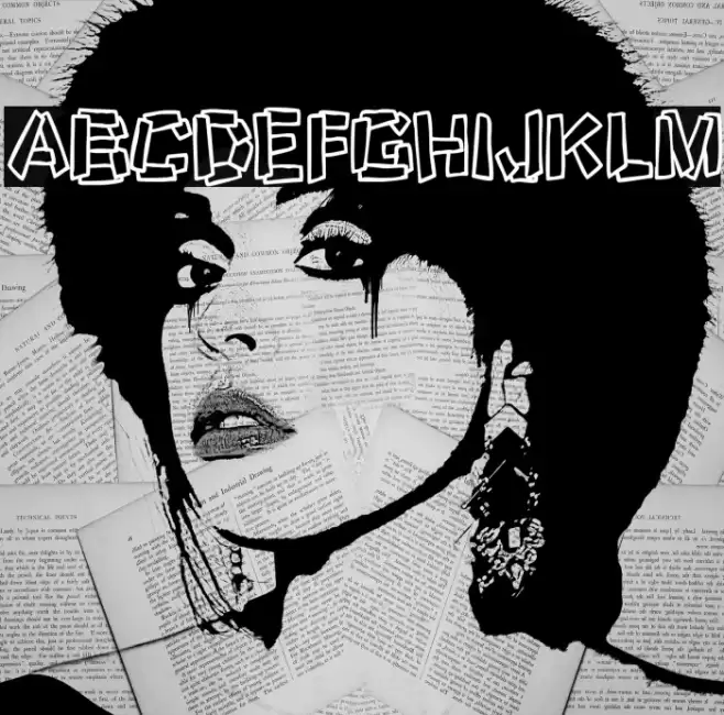 Funky Stoneage Font examples