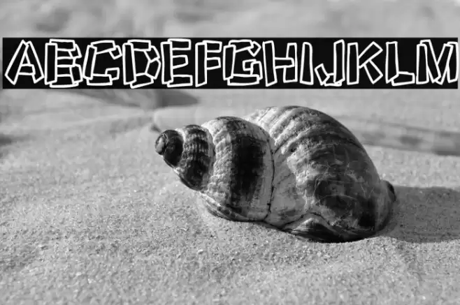 Funky Stoneage Font examples