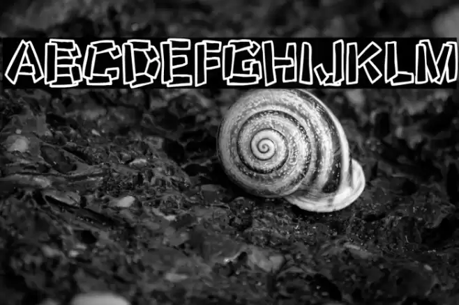 Funky Stoneage Font examples