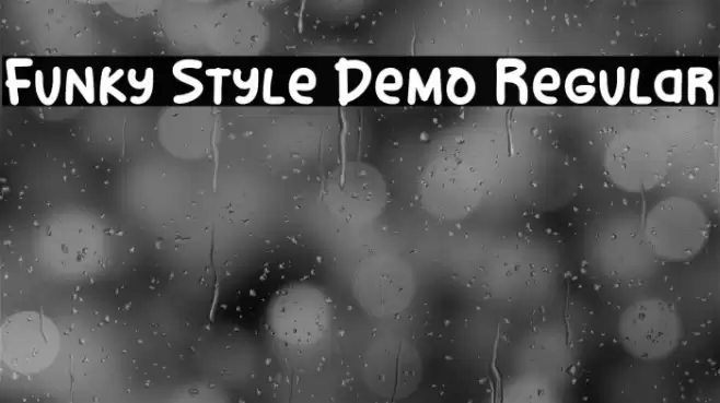 Funky Style Demo Regular Caratteri examples
