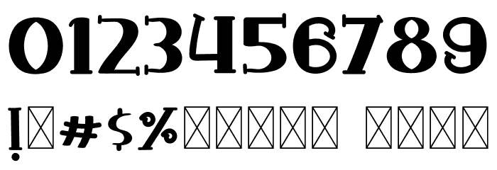 Funky Tiger Font OTHER CHARS