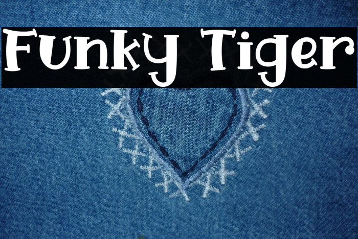 Funky Tiger Font examples