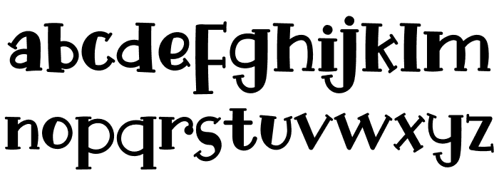 Funky Tiger Font LOWERCASE