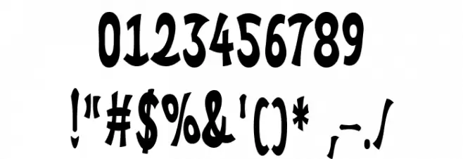 Funky Vibes Font OTHER CHARS