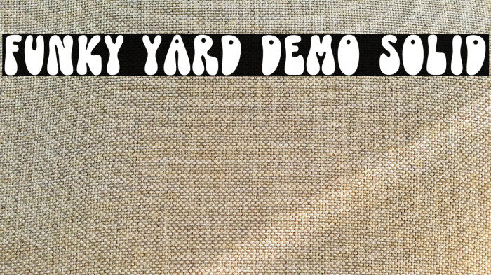 Funky Yard DEMO Solid Example 1