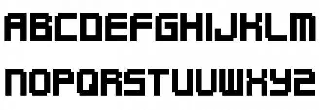 Funky Шрифта ВЕРХНИЙ