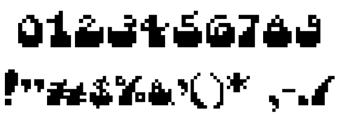 FunkyChip Font OTHER CHARS