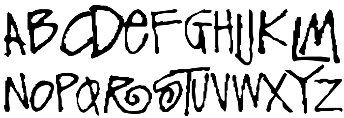 FunkyFresh Font LOWERCASE