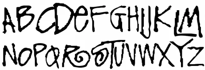 FunkyFresh Font Litere mici