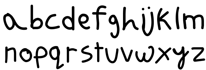 FunkyJunk Font LOWERCASE