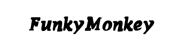 FunkyMonkey  フリーフォントのダウンロード
