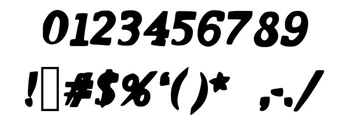 FunkyMonkey Font OTHER CHARS