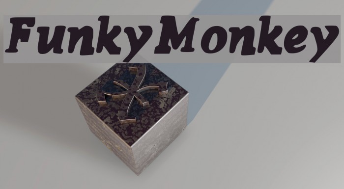 FunkyMonkey Font examples