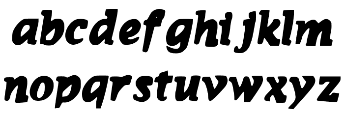 FunkyMonkey Font LOWERCASE