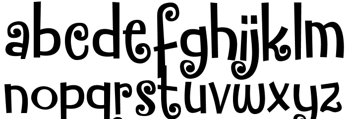 FunkyMotherDEMO Font LOWERCASE