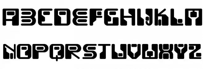 FunkyRundkopfNF Font Litere mari