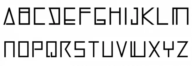 FunkySquareBlocks Schriftart Groß