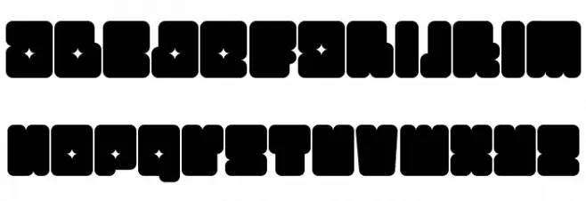 Funkygraphy Schriftart Kleinbuchstaben