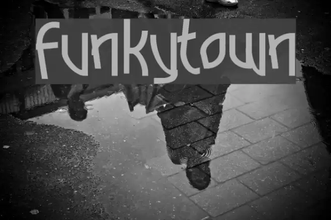 Funkytown Font examples