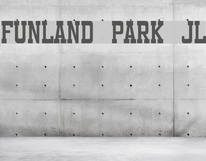 Funland Park JL フォント examples