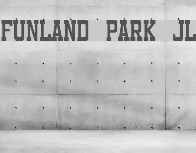 Funland Park JL フォント examples