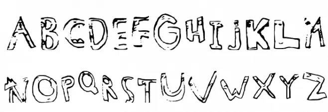 Funncoll Regular 字体 大写