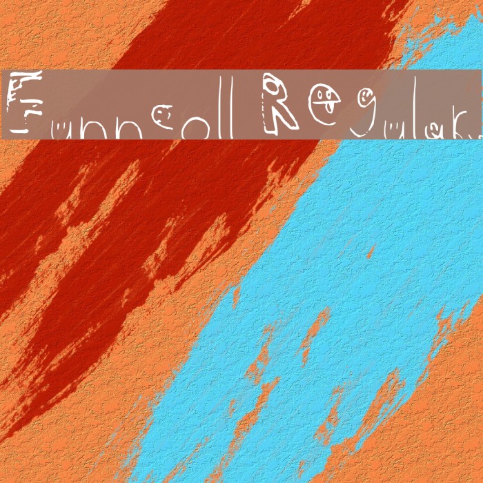 Funncoll Regular Font examples