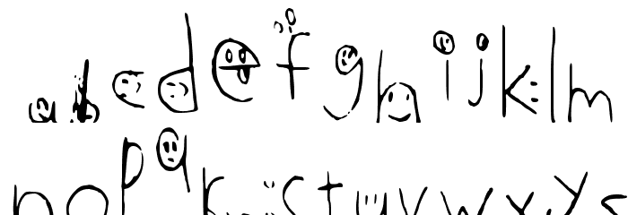 Funncoll Regular Font LOWERCASE