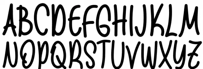 Funnis Schriftart Groß