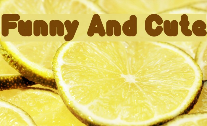Funny And Cute Font examples