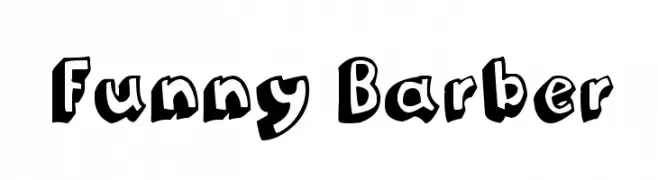 Funny Barber  baixar fontes gratis