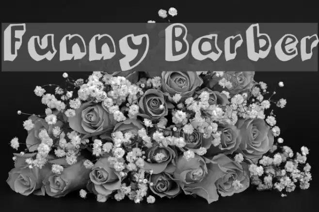 Funny Barber Font examples