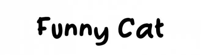 Funny Cat  Free Fonts Download