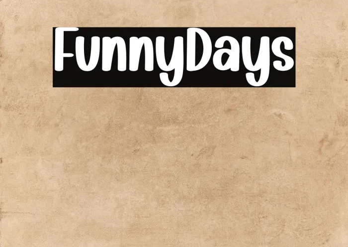 Funny Days Example 2